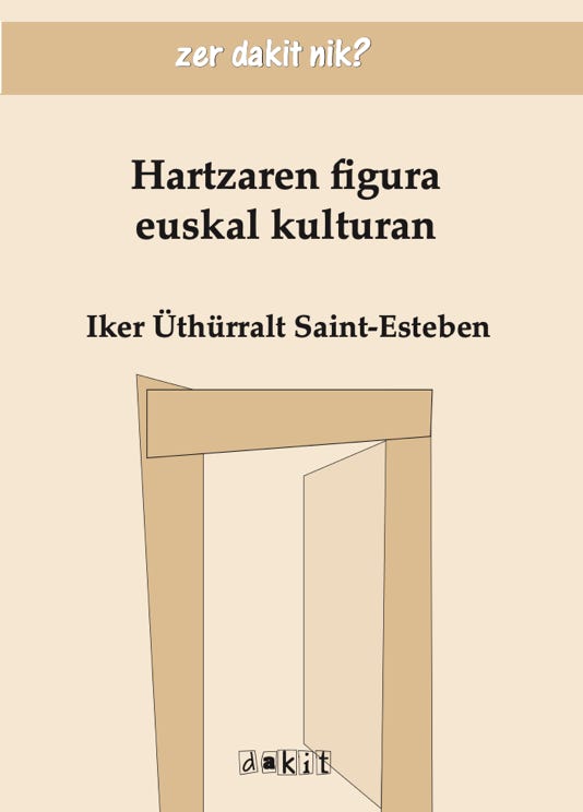 Hatzaren figura euskal kulturan / Iker Üthürralt Saint-Esteben- liburuaren azala.